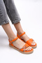 Elyslaerla Women's Sandals 0012174 Orange Skin
