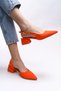 Iohsevel Women's Heeled Shoes 0012124 Matte Orange - 3