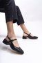 Tephliania Women's Heeled Shoes 0012020 Black Skin - 4