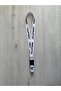 White Strap Coupon Lanyard