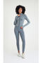 2-Pack Push up Effect Leggings and Zippered Sports Jacket