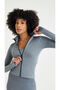 2-Pack Push up Effect Leggings and Zippered Sports Jacket - 3