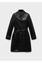 Leather look trench coat - 3