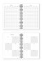 Spiral Bound Non-Periodic Weekly Agenda A5 - 4