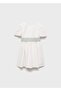 Linen Blended Bow Dress