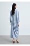 Draped asymmetrical long dress - 4