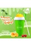 Slushie Maker Cup, TIK TOK Magic Quick Frozen Smoothies, Double Layer Squeeze Cup (Green) - 6