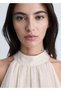 Embroidered Linen Blend Dress - 6