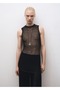 Openwork Knitted Fringed Dress