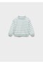 Striped knitwear sweater