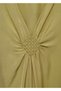 Flared Satin Dress with sleeves - 5