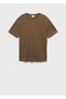 Slim Fit Keten Tişört - 3