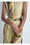 Long Satin Textured Jumpsuit - 8