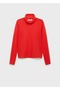 Semi-Transparent High Collar Sweater - 3