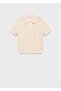 Openwork Knitted Polo Collar Sweater - 3
