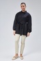 Shirt with Pleated Belt on the Shoulder - 3