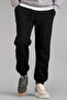 Men's Black Sweatpants with Elastic Legs