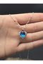 Blue Steel Planet Necklace Trend Stylish for Family Friend Holiday Birthday Special Occasions Gift - 5