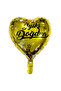 Happy Birthday Written Heart and Number Foil Balloon Set - 2
