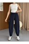 Scuba Crepe Fabric Harem Style Balloon Trousers - 4