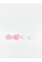 Lcw Mixed Plush Girl's Rubber Buckle Set of 4