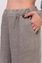 Italian Fisto Detailed Linen Pants - 3