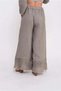 Italian Fisto Detailed Linen Pants - 4