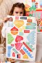 Ramadan Month - 30 Days Event Board with Custom Wall Hanging Cloth Sticker for Kids - 4