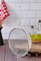 22 cm Luxury Medium Size Steel Wire Strainer and Colander Attached to the Pot - 3