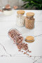 Set of 3 Glass Jar with Bamboo Lid & Food Storage Container 800 ml Medium Size (Vacuum Lid) - 5