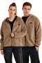 Unisex Hooded Flash Thermal Fleece Mink Sweatshirt C5T6N6O04