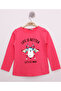 Girl's Sequin Ladybug Embroidered T-Shirt - 2