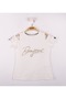 Girl's Bonjour Striped T-Shirt