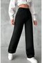 Lya Hsn New Season Fashion Candy Black High Waist Loose Pants, Wide Leg Pants - 4