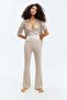Rib-knit trousers - 4