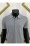 Men's Men's Classic Polo Neck Pique Woven Pocket Gray Color T-Shirt 7001 - 3