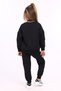 Girl's Zipper Detailed Kangaroo Pocket Tracksuit Set - 2