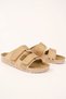 Berry Flexible Adjustable Two Velcro Anatomical Poly Comfort Cool Comfortable Women's Daily Sandals Slippers - 4