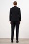 Men's Black Basic Plain Slim Fit Slim Fit 6 Drop Suit - 6