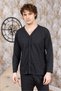 Men's Buttoned High Quality Cotton Pajama Set 16511 - 6