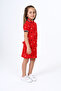 Girl's Polo Neck Snap Printed Dress - 2