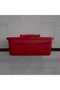 - Plastic Tote Tray - Tidee Tray Red - 5