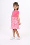 Girl's Metal Crest Printed Dress - 2
