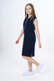Girl's Polo Neck Garni Detailed Dress - 2