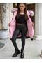 Girl's Leather Coat Winter - 4
