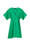 Double-breasted dress with tie waist - 3