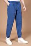 Men's Raw Cloth Comfortable Fit 100% Natural Cotton Elastic Leg Sweatpants Bottom Pants 2045 - 2