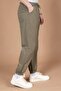 Men's Raw Cloth Comfortable Fit 100% Natural Cotton Elastic Leg Sweatpants Bottom Pants 2045 - 3
