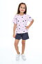Girl's Garni Complete Floral Print Shorts Set
