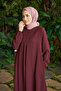6482-Berlin a Pleated Dress Burgundy - 3